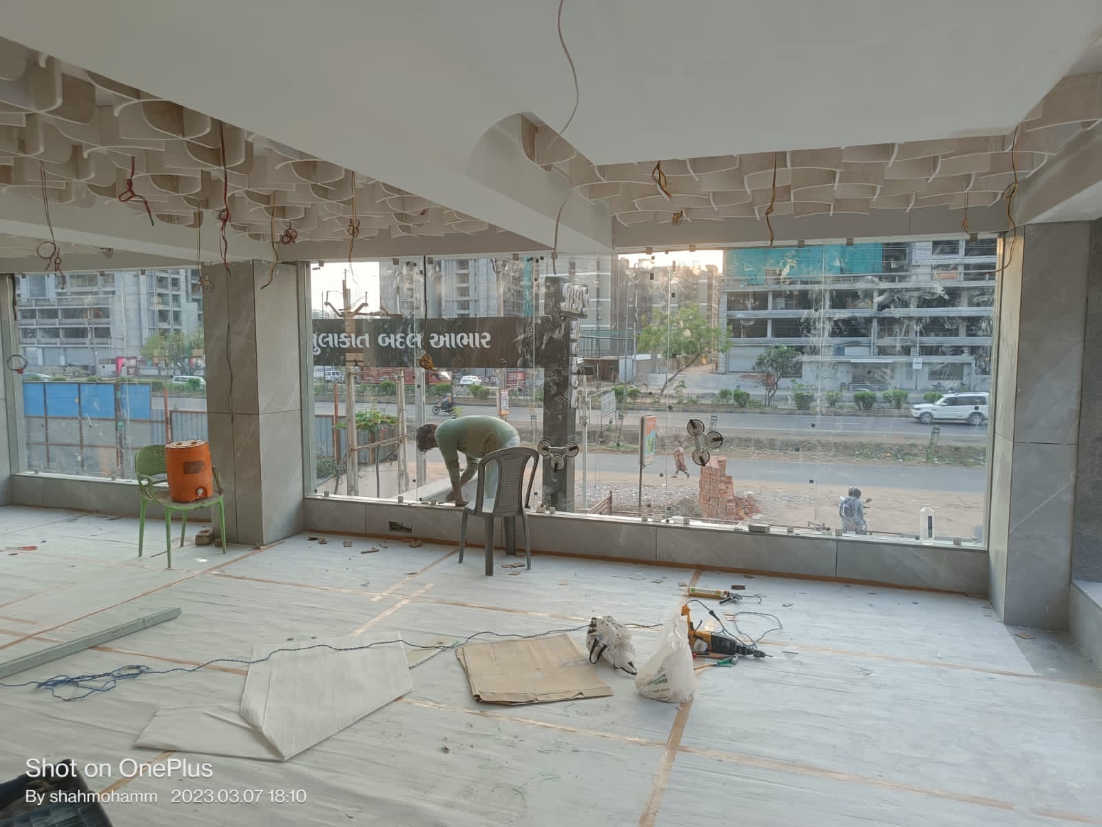 12mm toughen glass work