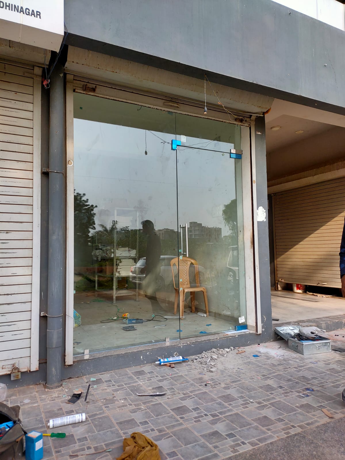 12mm toughen glass work