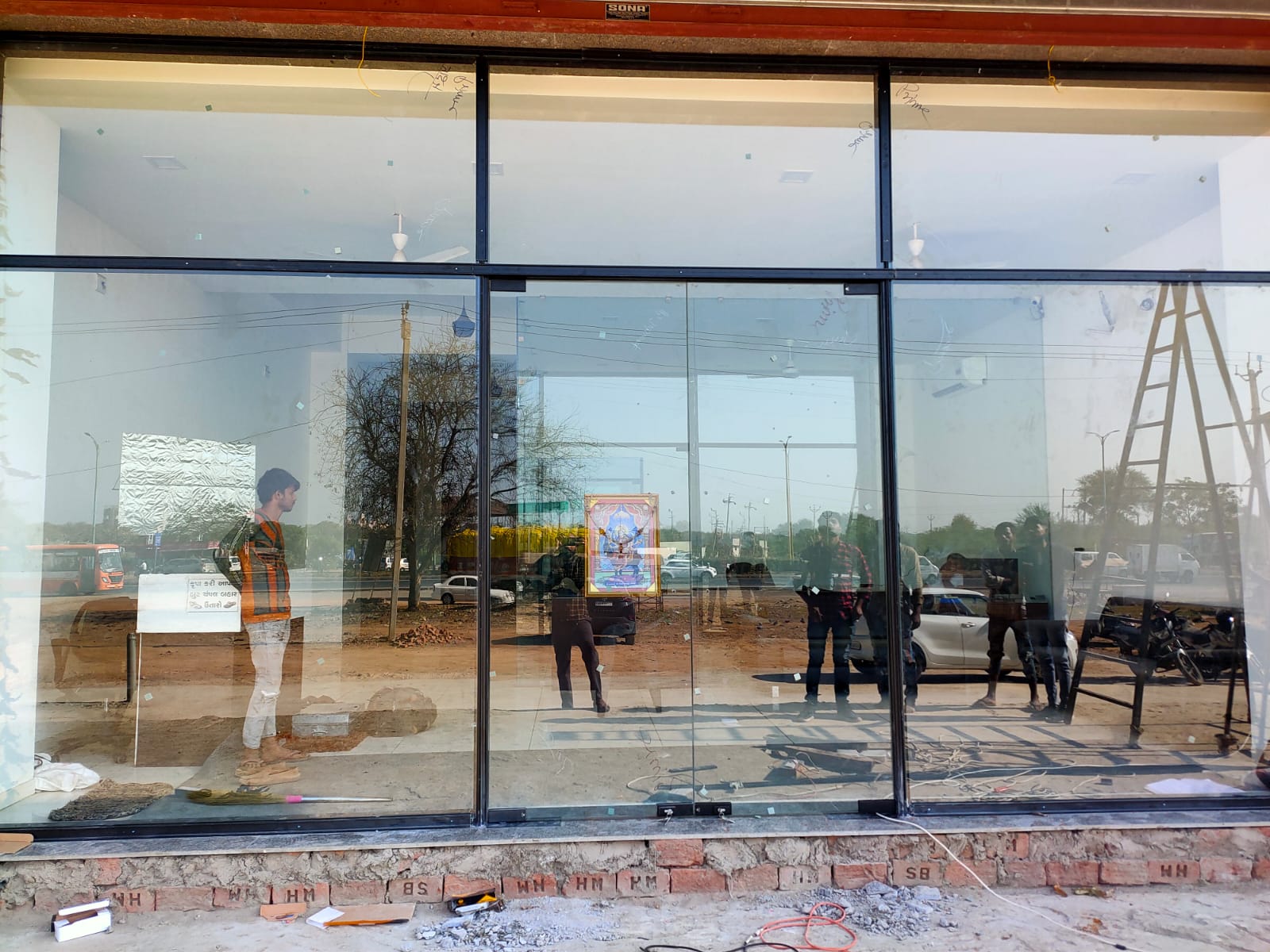 12mm toughen glass work