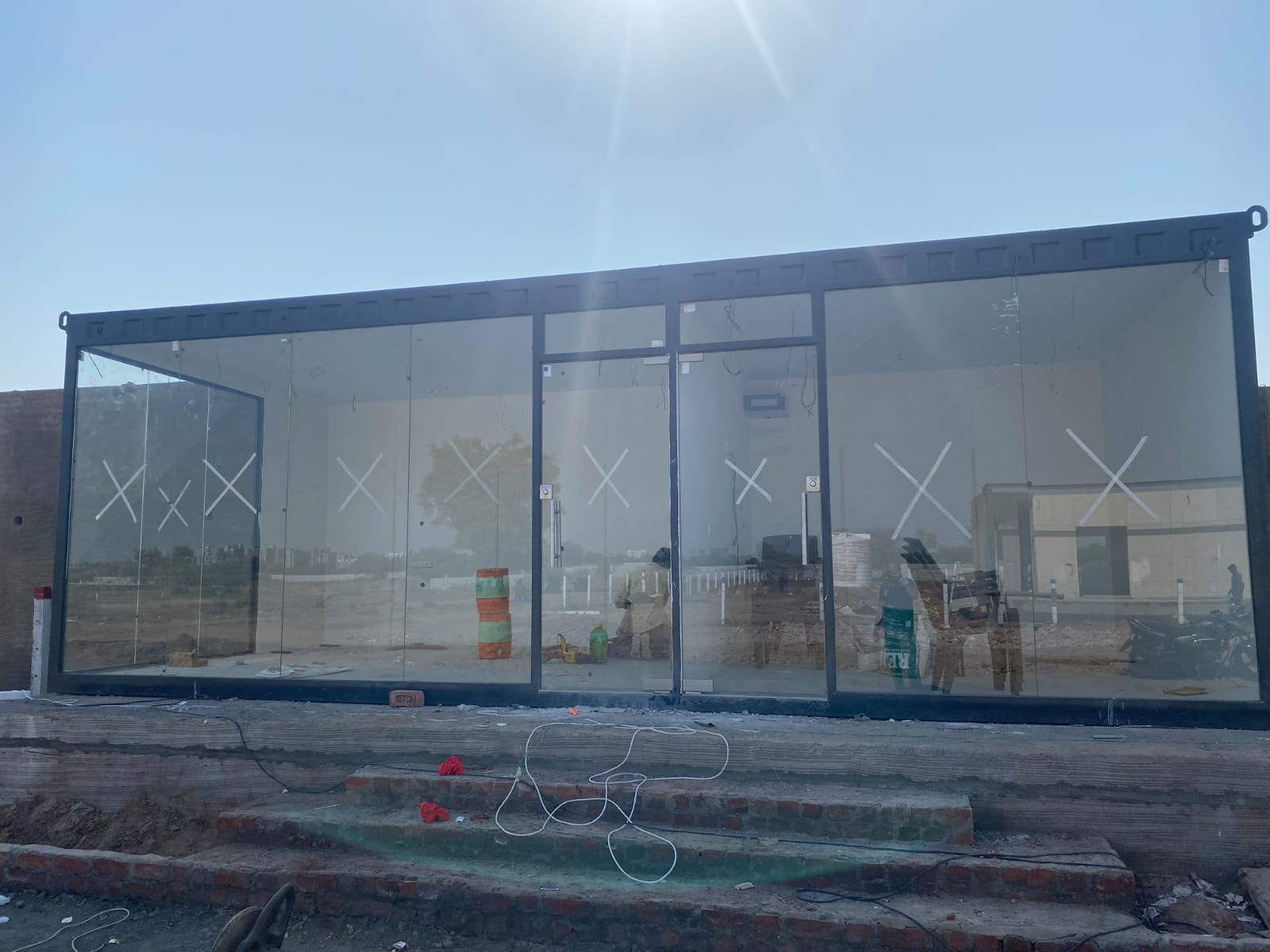 12mm toughen glass work