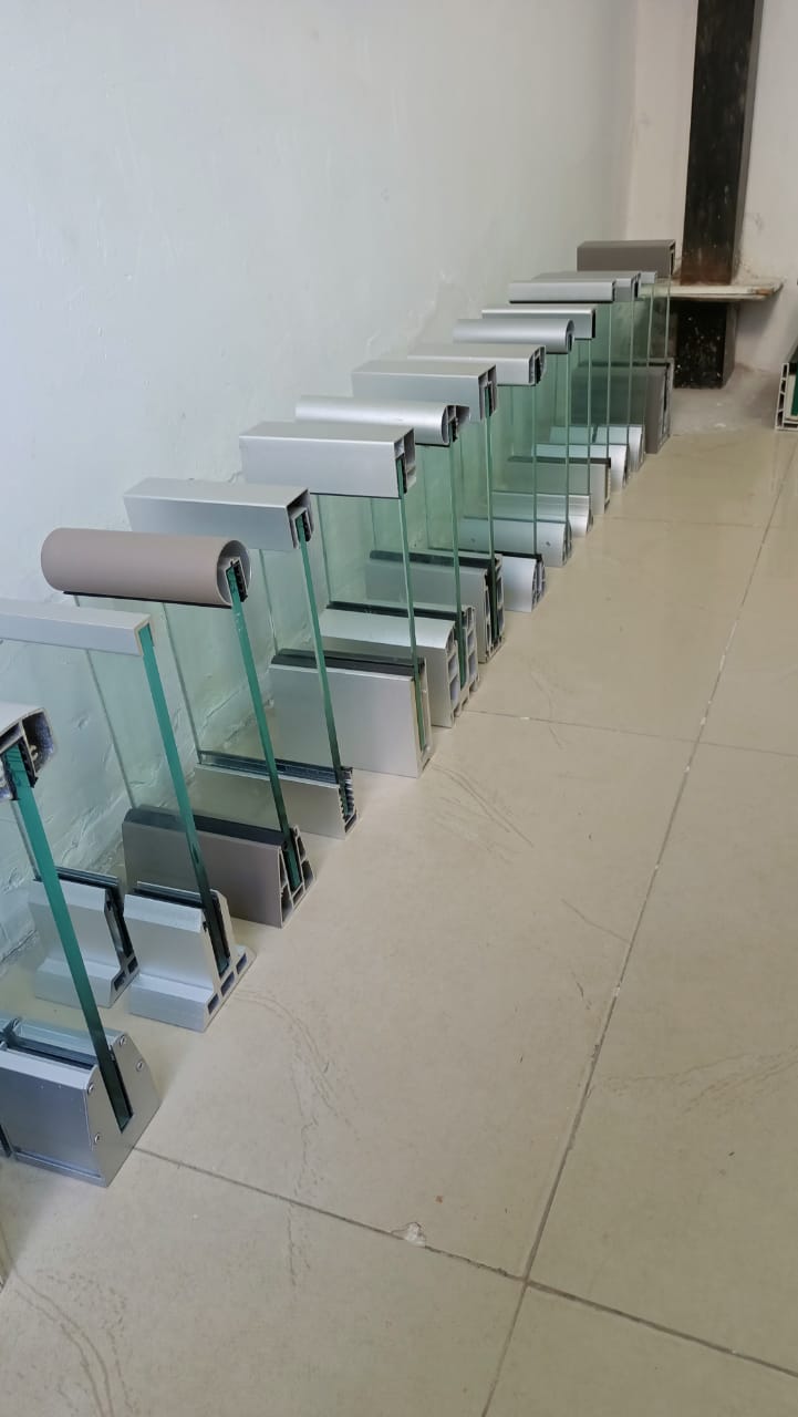Aluminium Glass Reling Work