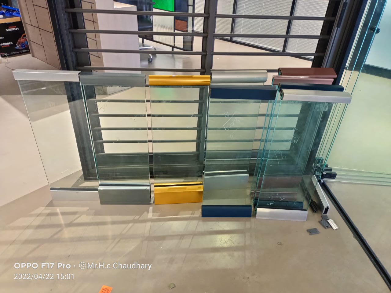 Aluminium Glass Reling Work