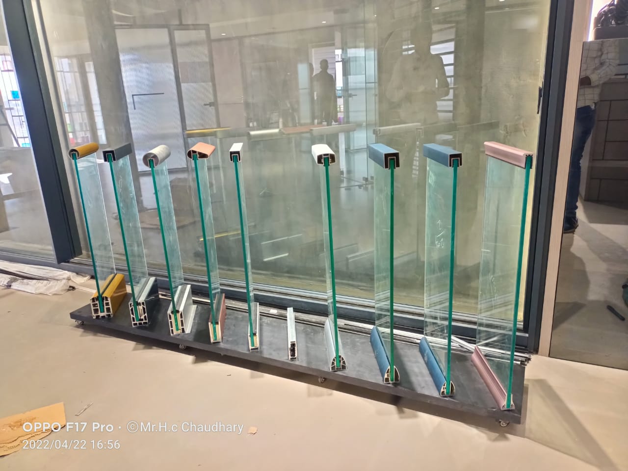 Aluminium Glass Reling Work