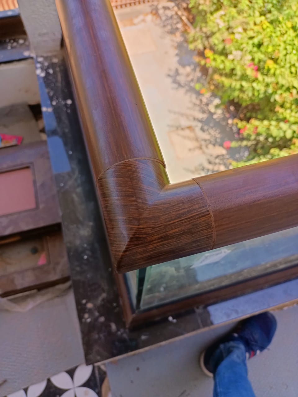 Aluminium Glass Reling Work