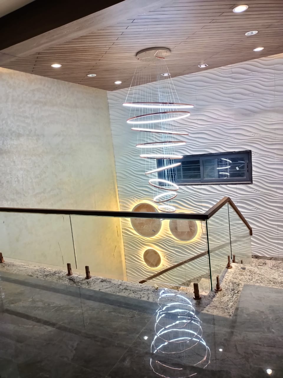 Aluminium Glass Reling Work