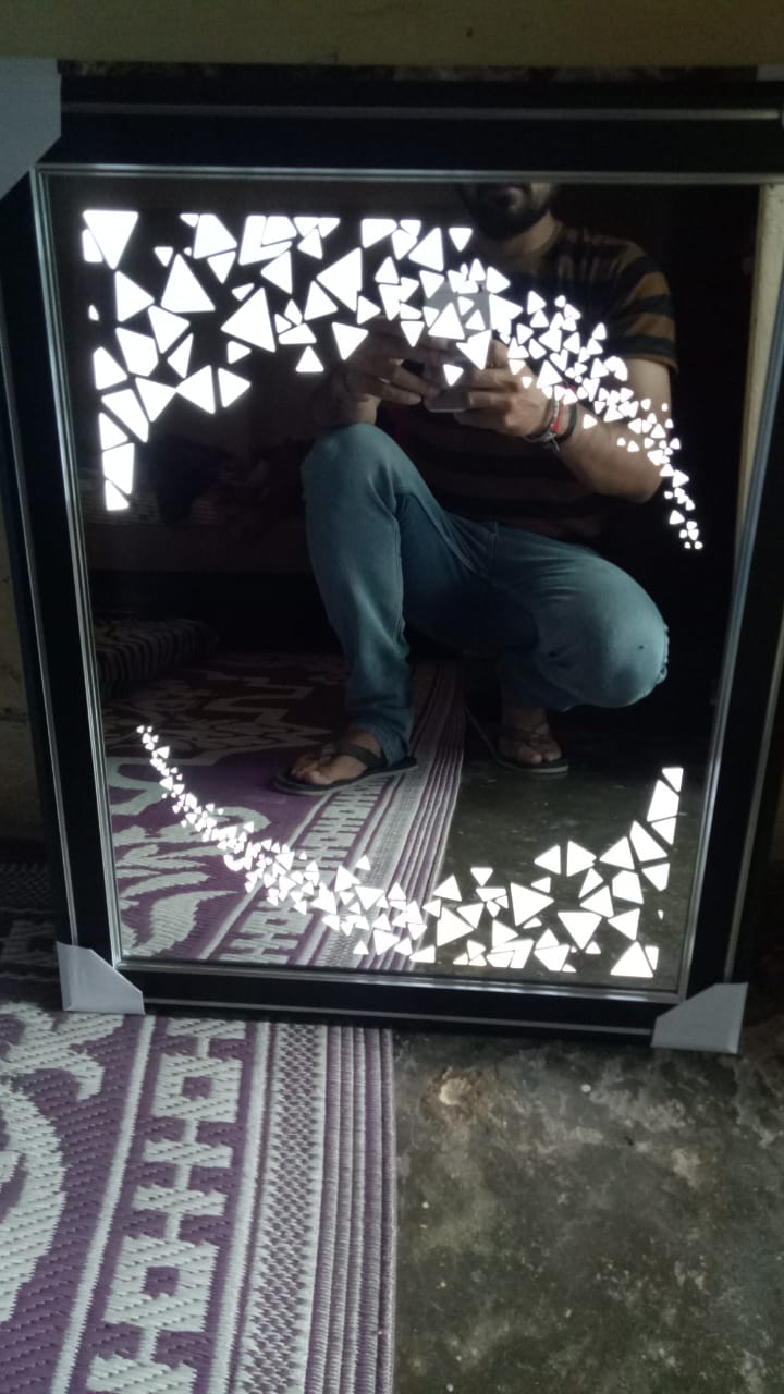 Led Glass Mirror Work
