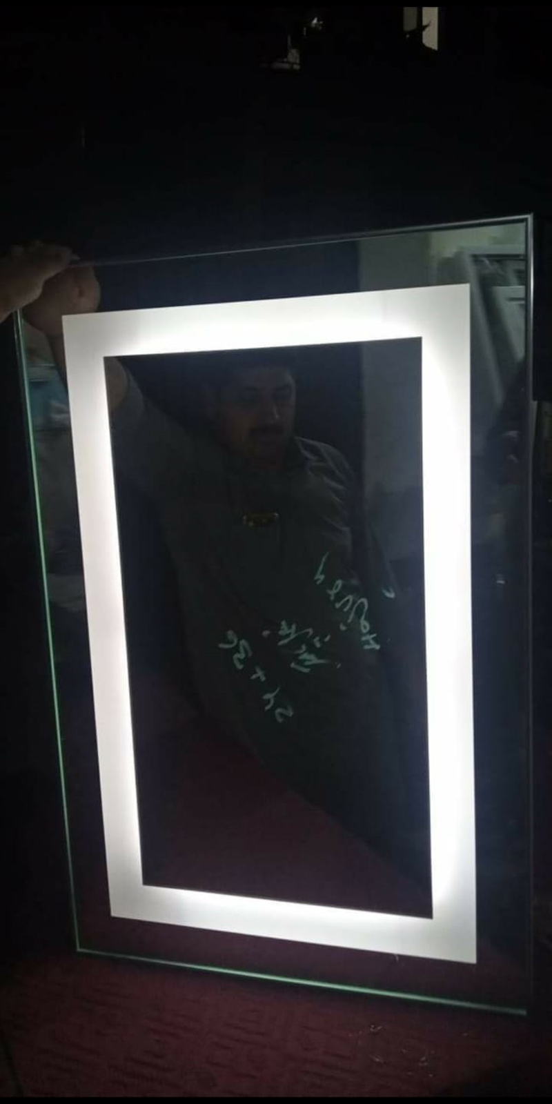 Led Glass Mirror Work