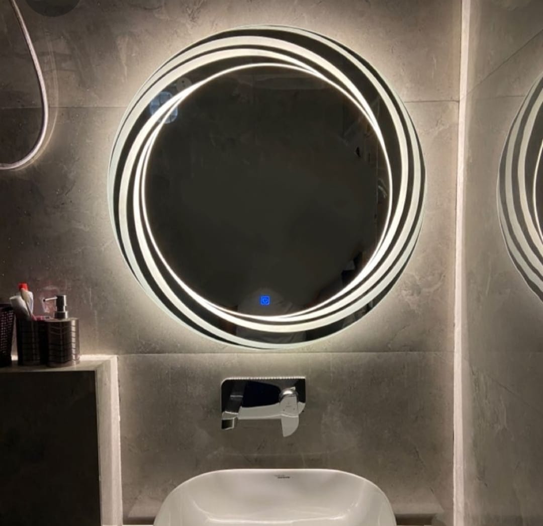 Led Glass Mirror Work