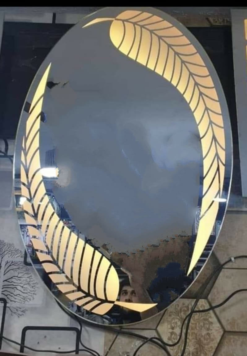 Led Glass Mirror Work