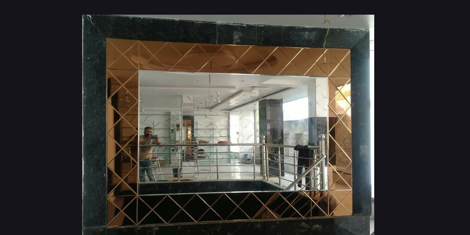 Led Glass Mirror Work