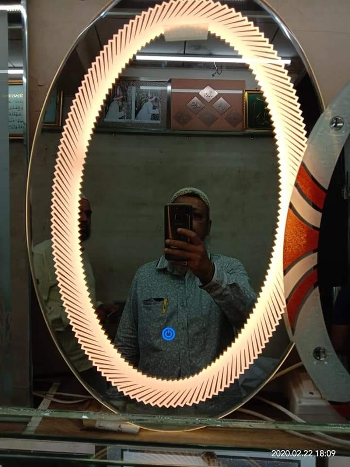 Led Glass Mirror Work