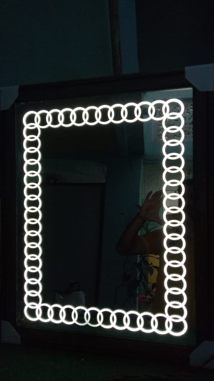 Led Glass Mirror Work